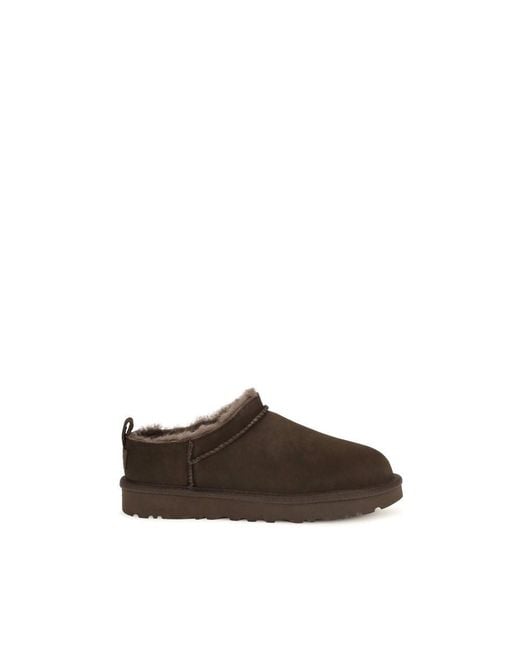 Ugg Brown Suede Leather Mules