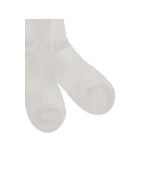 Brunello Cucinelli White Cotton Socks for men