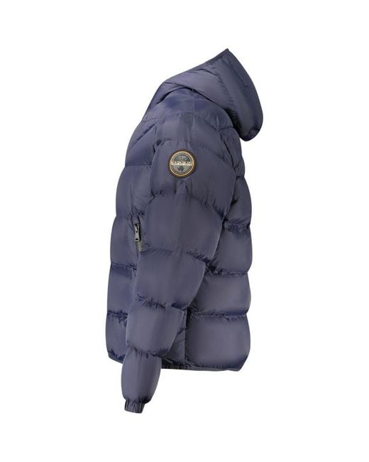 Napapijri Blue Polyamide Jacket for men