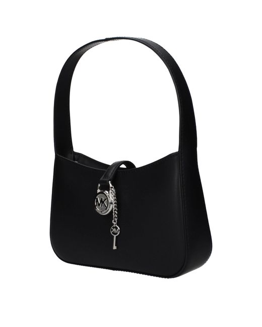 Michael Kors Black Lyra Leather Handbag