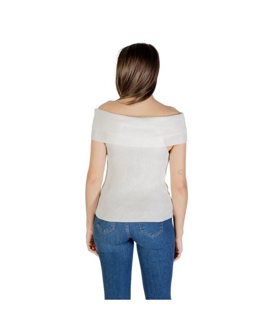 ONLY Blue White Polyester T