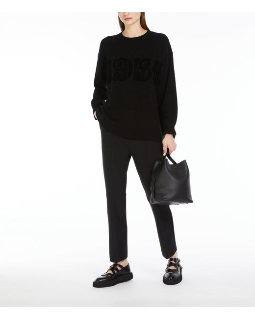 Max Mara Black Pants & Shorts