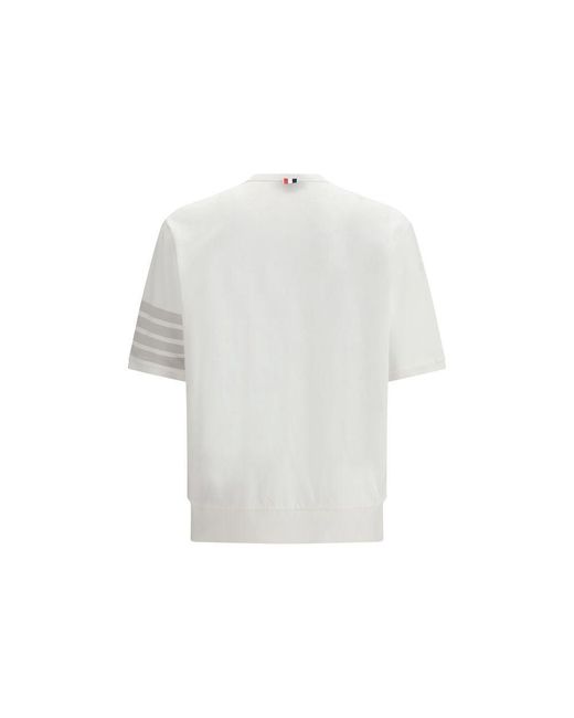 Thom Browne White Cotton Sportswear for men