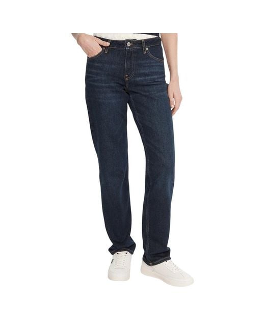 Tommy Hilfiger Blue Recycled Cotton Mom Jeans