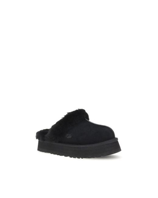 Ugg Black Disquette Slides