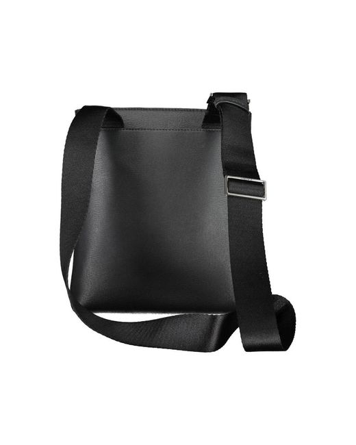 Calvin Klein Black Eco-Conscious Shoulder Bag With Logo for men