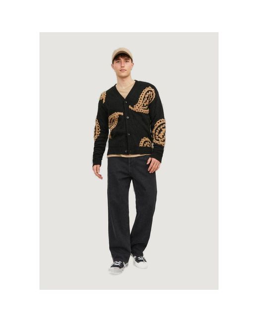 Jack & Jones Black Jack Jones Cotton Jeans & Pant for men