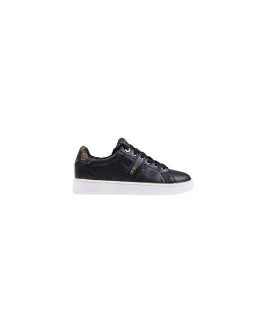 Guess Black Polyethylene Low Top Sneakers