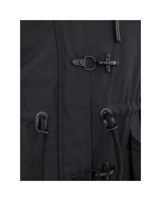 Moose Knuckles Blue Nylon Parka