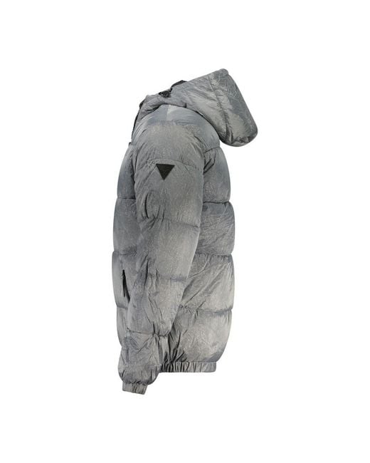 Guess Gray Winter Jackets for men