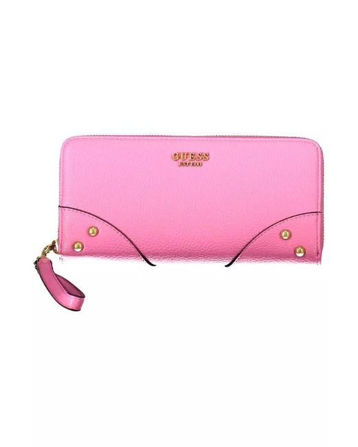 Guess Pink Polyethylene Wallet