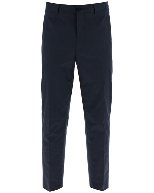 Etro Blue Cropped Chino Pants for men