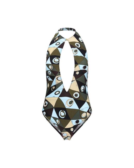 Emilio Pucci Multicolor Bicolor Polyamide One