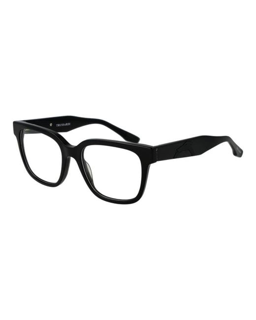 Trussardi Black Acetate Glasses (frames) for men
