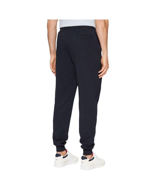 Tommy Hilfiger Blue Cotton Joggers (workout Pants) for men