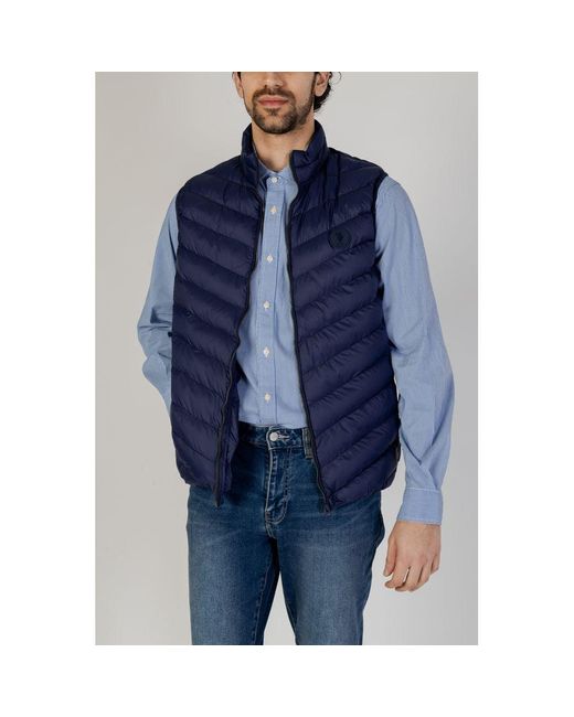 U.S. POLO ASSN. Blue U. S. Polo Assn. Polyamide Jacket for men