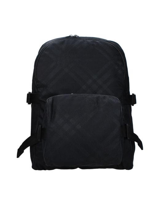 Burberry Black Fabric Backpack for men