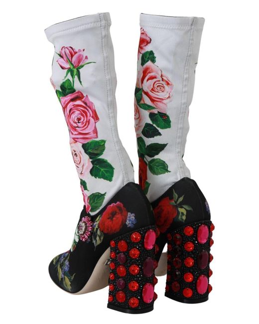 Dolce & Gabbana Red Heeled Boots