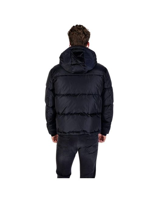 ARMANI EXCHANGE Blue Polyamide Coat for men