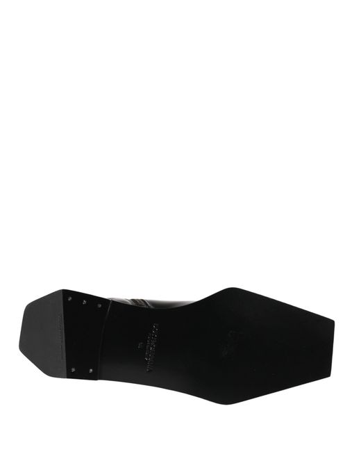 Dolce & Gabbana Black Leather Zip Closure Ankle Boots Shoes for men