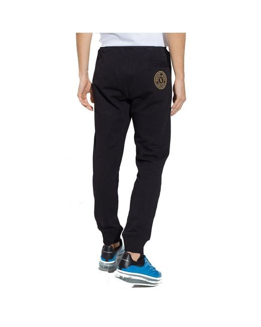 Versace Jeans Black Sweatpants for men