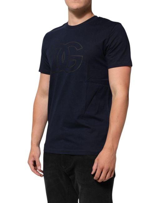 Dolce & Gabbana Black Logo Graphic Tee for men