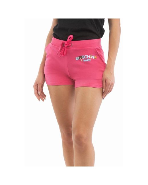 Moschino Pink Cotton Shorts