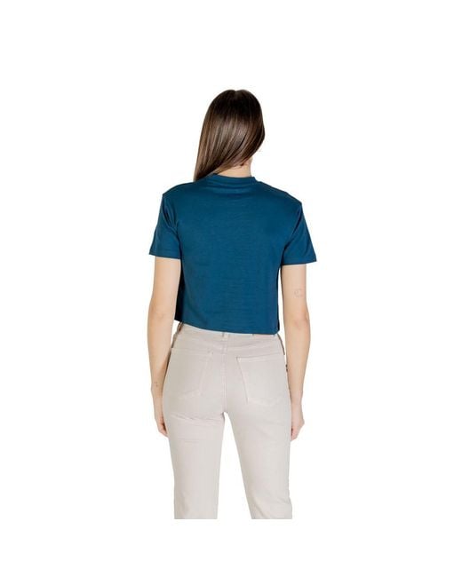 Guess Blue Cotton T-Shirt