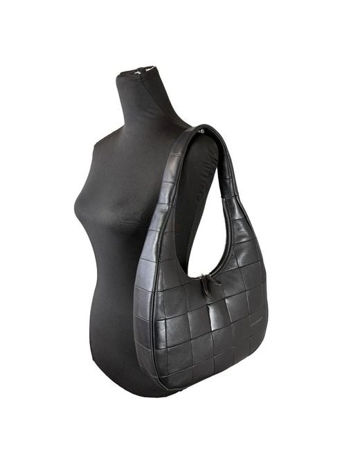 COACH Black Topia Alter Ego Crescent Shoulder Bag