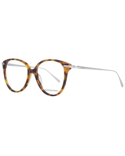 Scotch & Soda Metallic Brown Acetate Glasses (frames)
