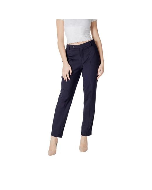 Street One Blue Viscose Jeans & Pant