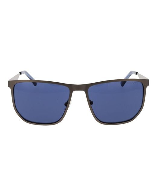 Gant Blue Metal Sunglasses for men