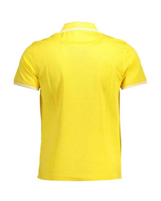 Harmont & Blaine Yellow Cotton Polo Shirt for men
