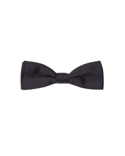 Dolce & Gabbana Blue Black Silk Bowtie for men