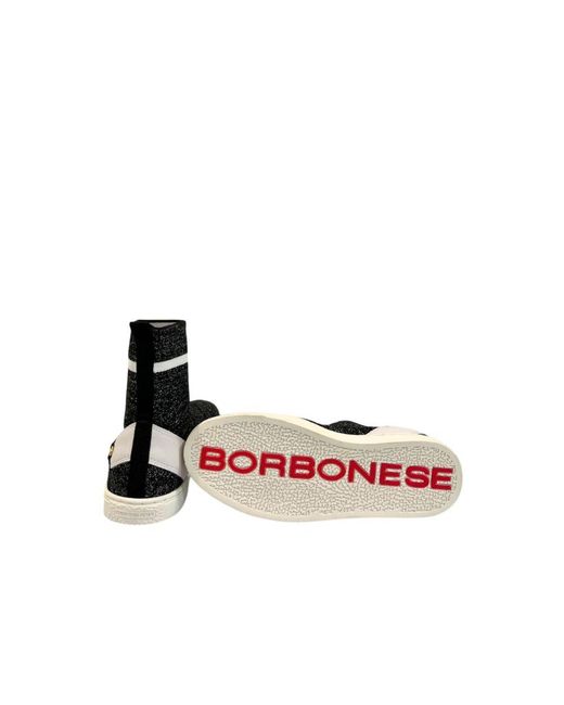 Borbonese Black Rubber Sneaker