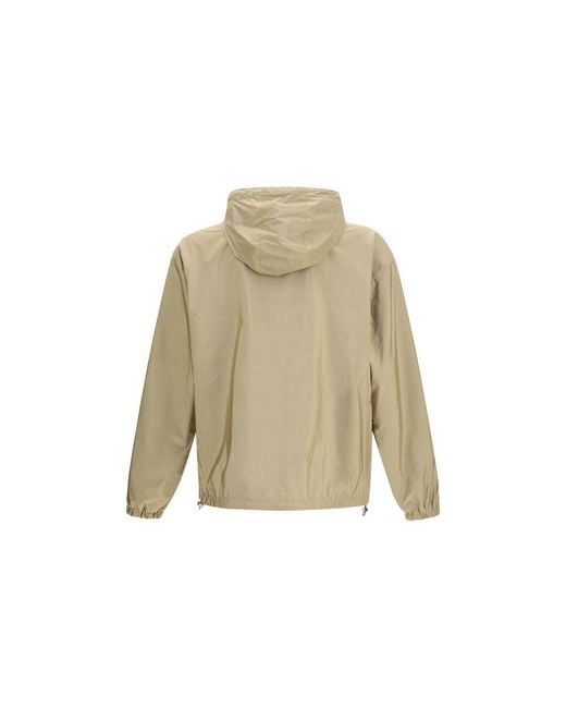 Prada Natural Beige Recycled Polyamide Shell Jacket for men