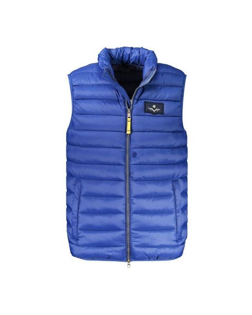 Armata Di Mare Blue Polyamide Jacket for men