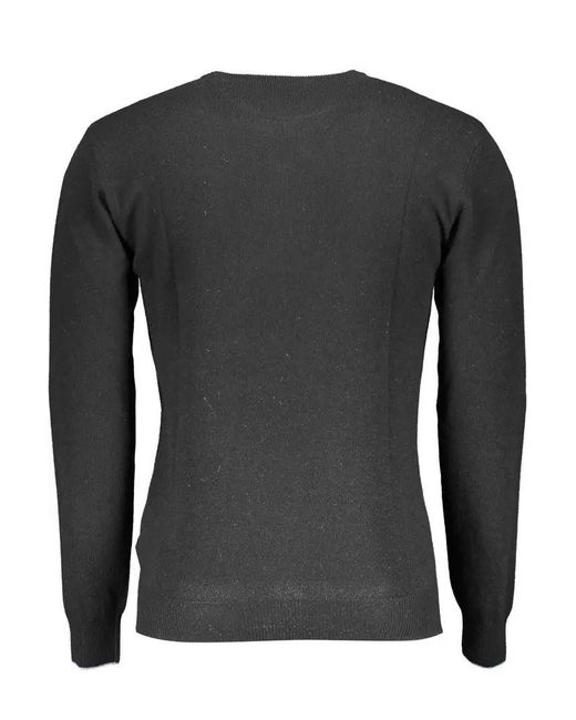 U.S. POLO ASSN. Black Wool Sweater for men
