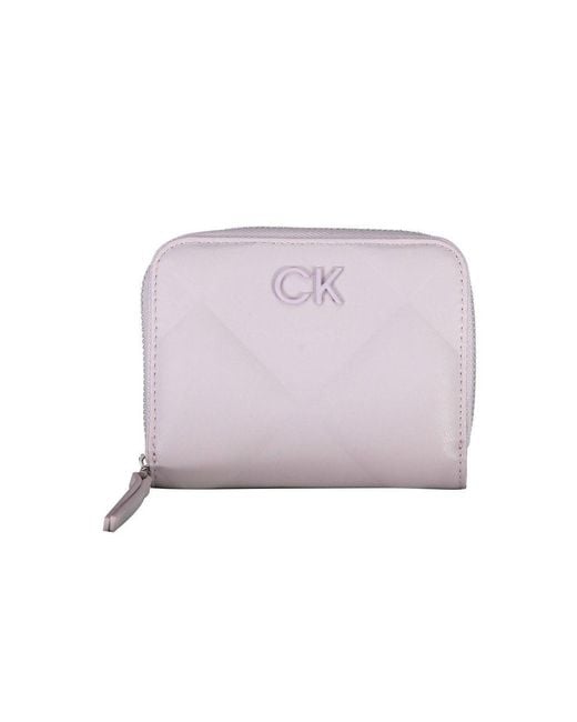 Calvin Klein Purple Polyester Wallet