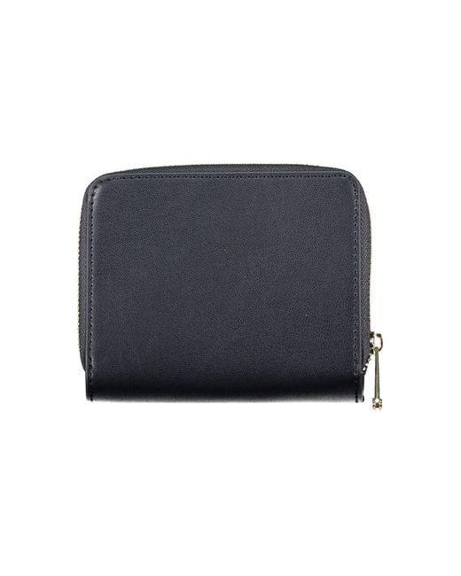 Tommy Hilfiger Blue Sleek Polyethylene Wallet