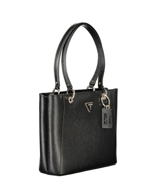 Guess Black Polyurethane Handbag