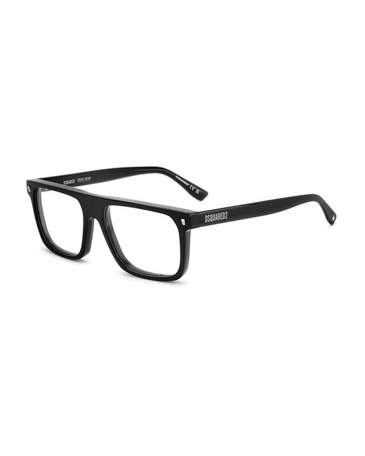 DSquared² Black Acetate Glasses (frames) for men