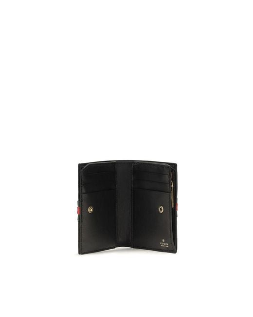 Gucci Black Calf Leather Bos Taurus Wallet