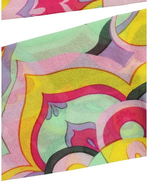 Dolce & Gabbana Pink Multicolor Floral Print Tights Stockings Socks