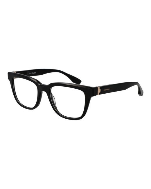 Trussardi Black Acetate Glasses (frames) for men