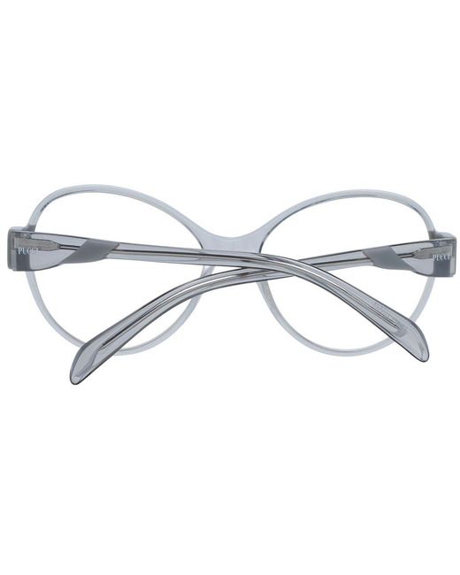 Emilio Pucci Metallic Clear Optical Frames