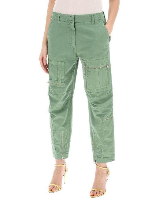 Tom Ford Green Tapered Cargo Pants