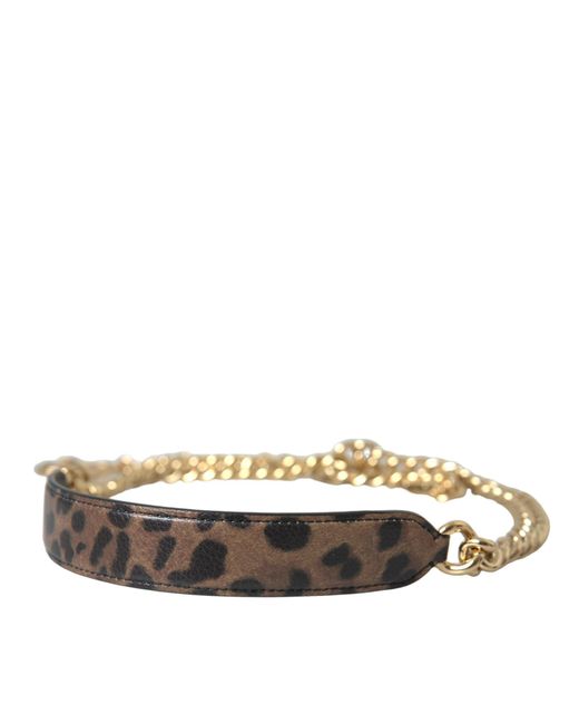 Dolce & Gabbana Multicolor Leopard Handbag Accessory Shoulder Strap