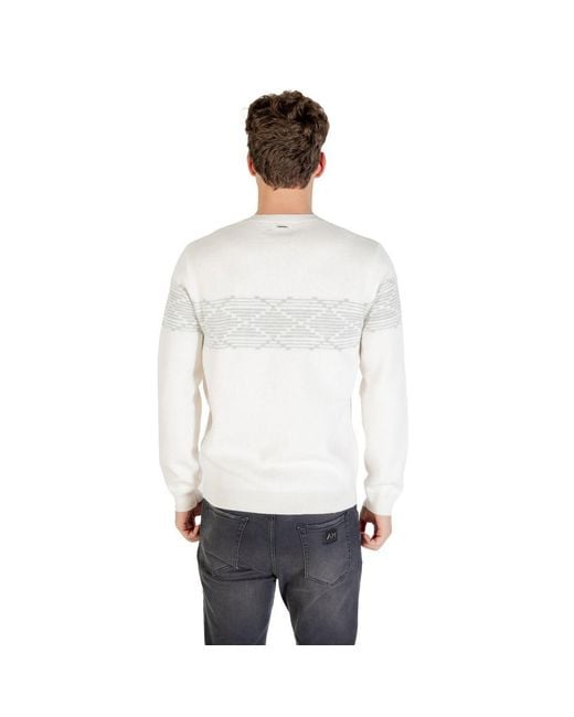Antony Morato White Beige Polyester Sweatshirt for men