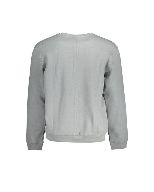 Guess Gray Cotton Sweater for men